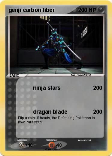 Pokemon genji carbon fiber