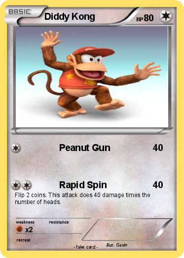 Pokemon Diddy Kong