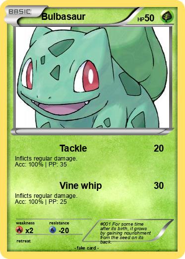 Pokemon Bulbasaur