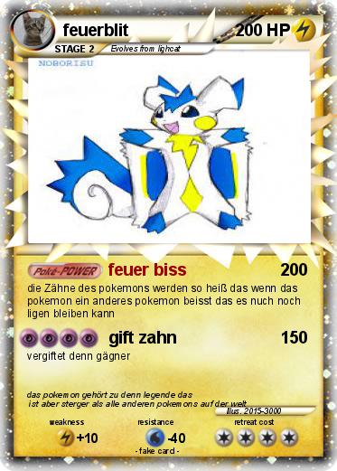 Pokemon feuerblit