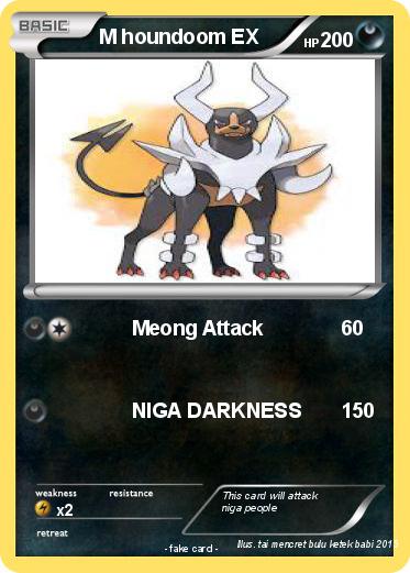 Pokemon M houndoom EX