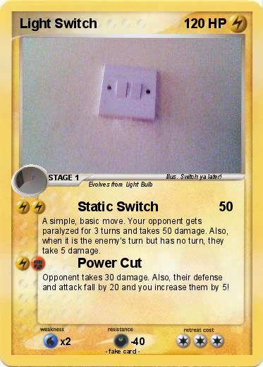 Pokemon Light Switch