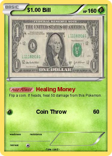 Pokemon $1.00 Bill