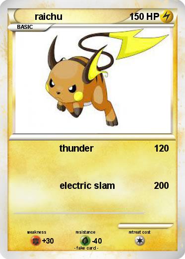 Pokemon raichu
