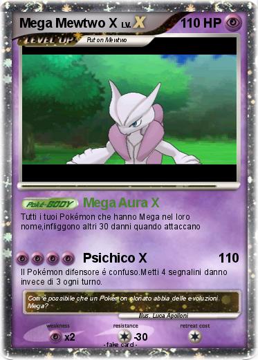 Pokemon Mega Mewtwo X