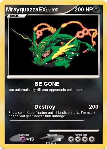 Pokemon MrayquazzaEX