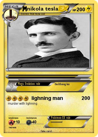 Pokemon nikola tesla