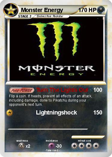 Pokemon Monster Energy