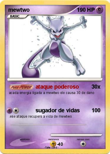 Pokemon mewtwo