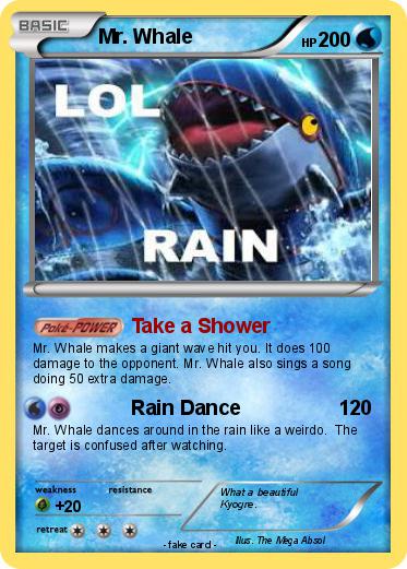 Pokemon Mr. Whale