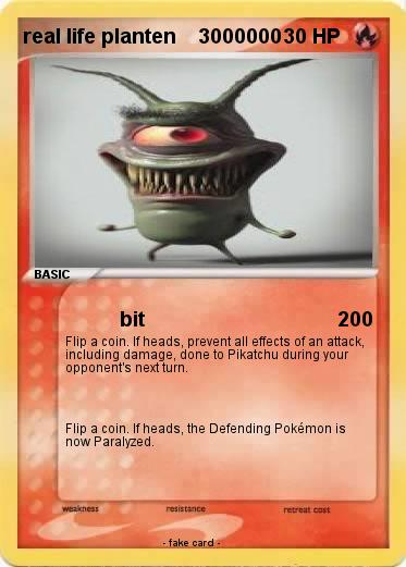 Pokemon real life planten    3000000