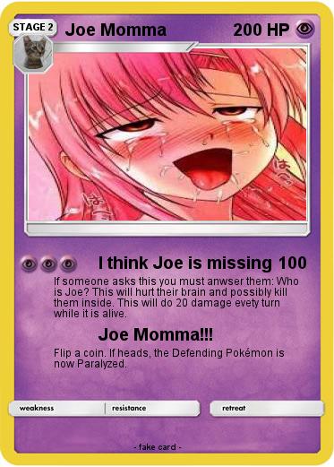 Pokemon Joe Momma