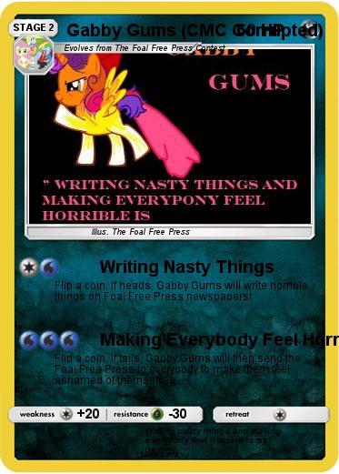Pokemon Gabby Gums (CMC Corrupted)
