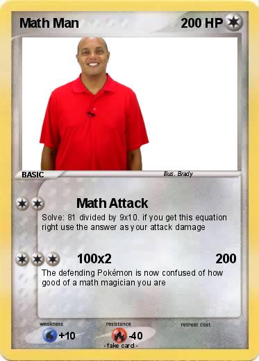 Pokemon Math Man
