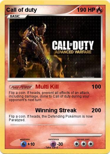 Pokemon Call of duty
