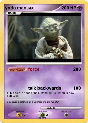 Pokemon yoda man