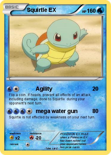 Pokemon Squirtle EX
