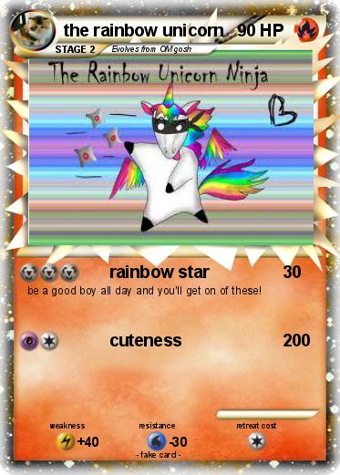 Pokemon the rainbow unicorn