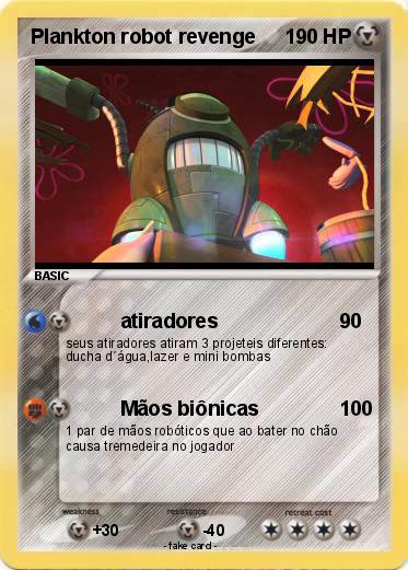 Pokemon Plankton robot revenge