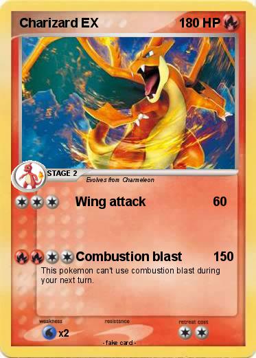 Pokemon Charizard EX