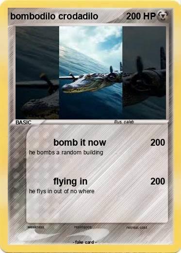 Pokemon bombodilo crodadilo