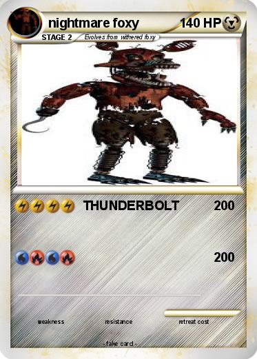 Pokemon nightmare foxy