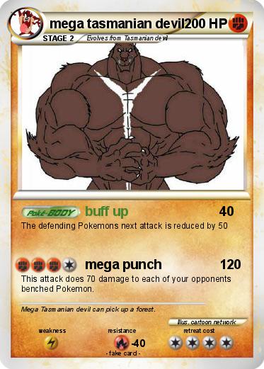 Pokemon mega tasmanian devil