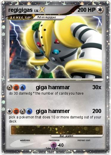 Pokemon regigigas