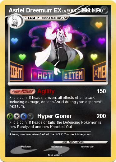 Pokemon Asriel Dreemurr EX