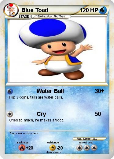 Pokemon Blue Toad