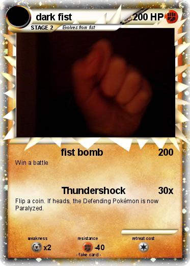 Pokemon dark fist