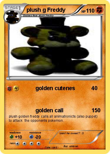 Pokemon plush g Freddy