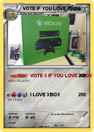 Pokemon VOTE IF YOU LOVE XBOX