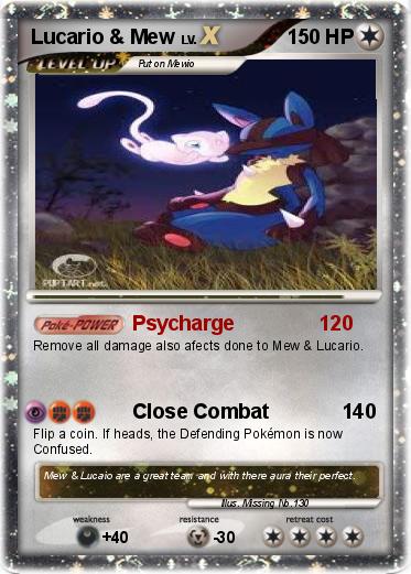 Pokemon Lucario & Mew