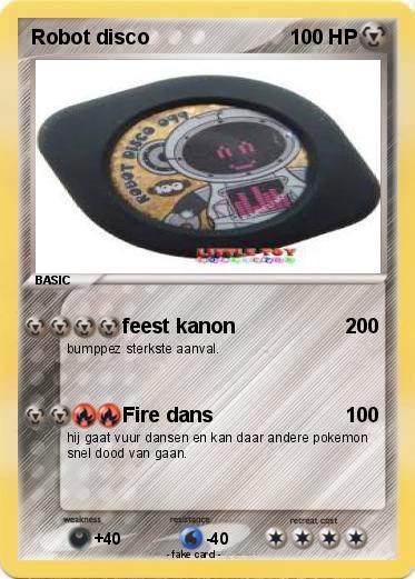 Pokemon Robot disco
