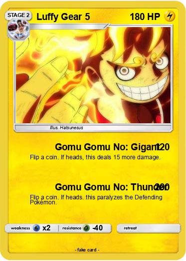 Pokemon Luffy Gear 5