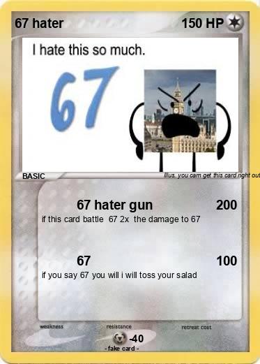 Pokemon 67 hater