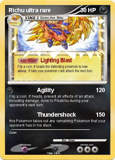 Pokemon Richu ultra rare