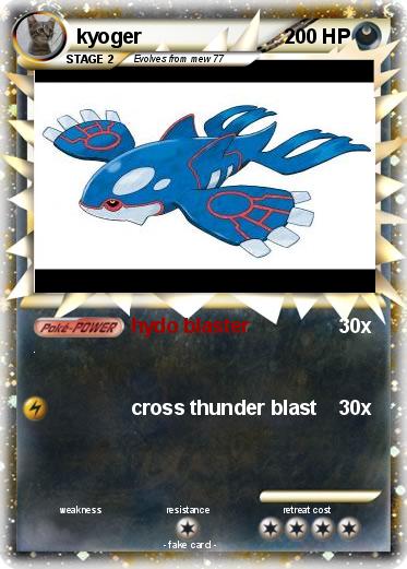 Pokemon kyoger