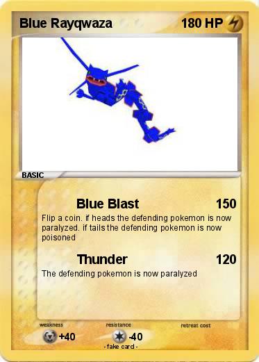Pokemon Blue Rayqwaza