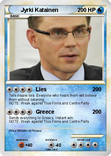 Pokemon Jyrki Katainen