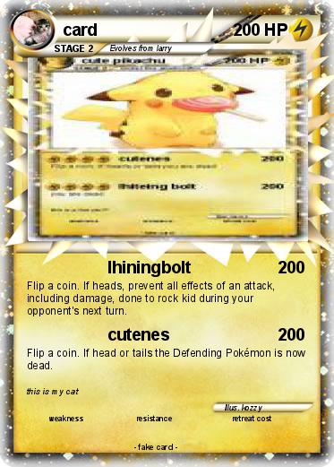 Pokemon card