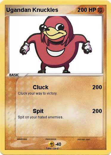 Pokemon Ugandan Knuckles