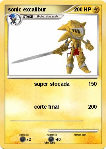 Pokemon sonic excalibur