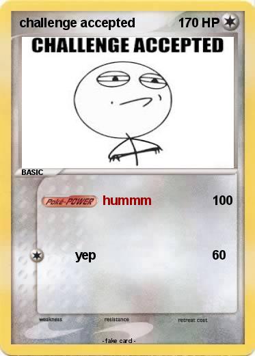 Pokemon challenge accepted