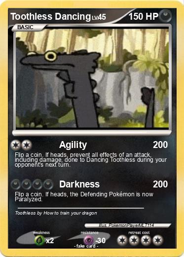 Pokemon Toothless Dancing