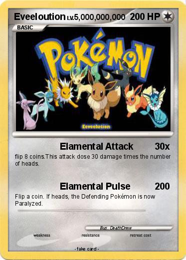 Pokemon Eveeloution