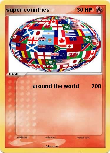 Pokemon super countries