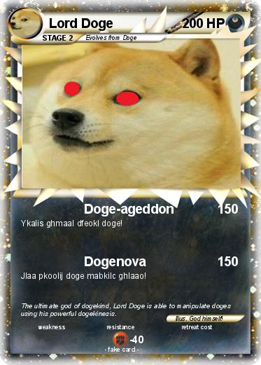 Pokemon Lord Doge