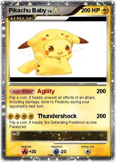 Pokemon Pikachu Baby